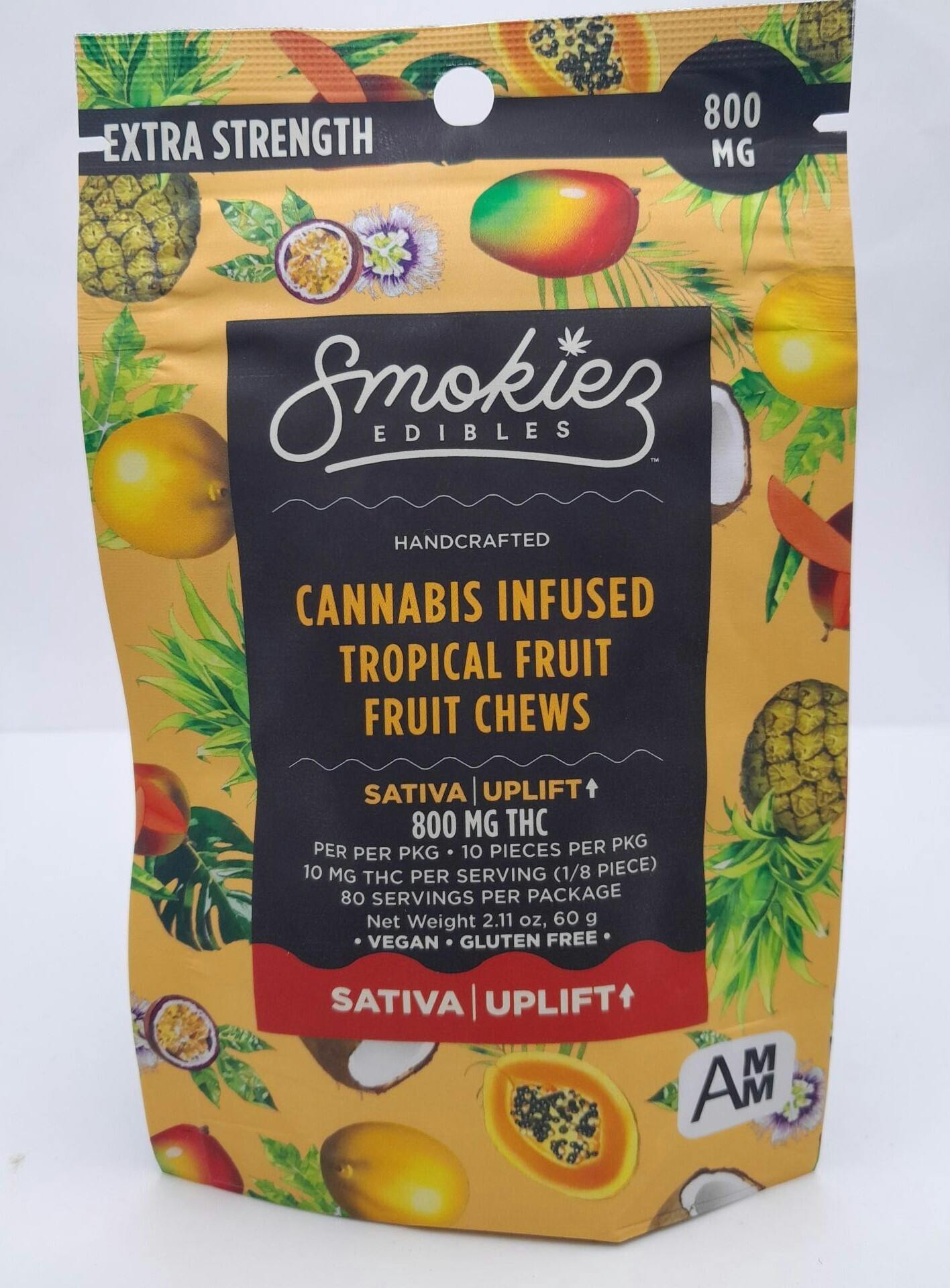 Smokiez: Gummies | Tropical Fruit Sweet | Sativa | 800mg
