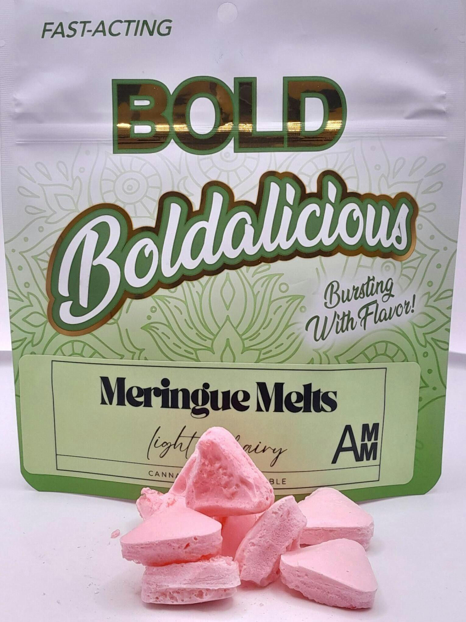 Bold: Candy | Meringue Melts Strawberry Fields | 150mg