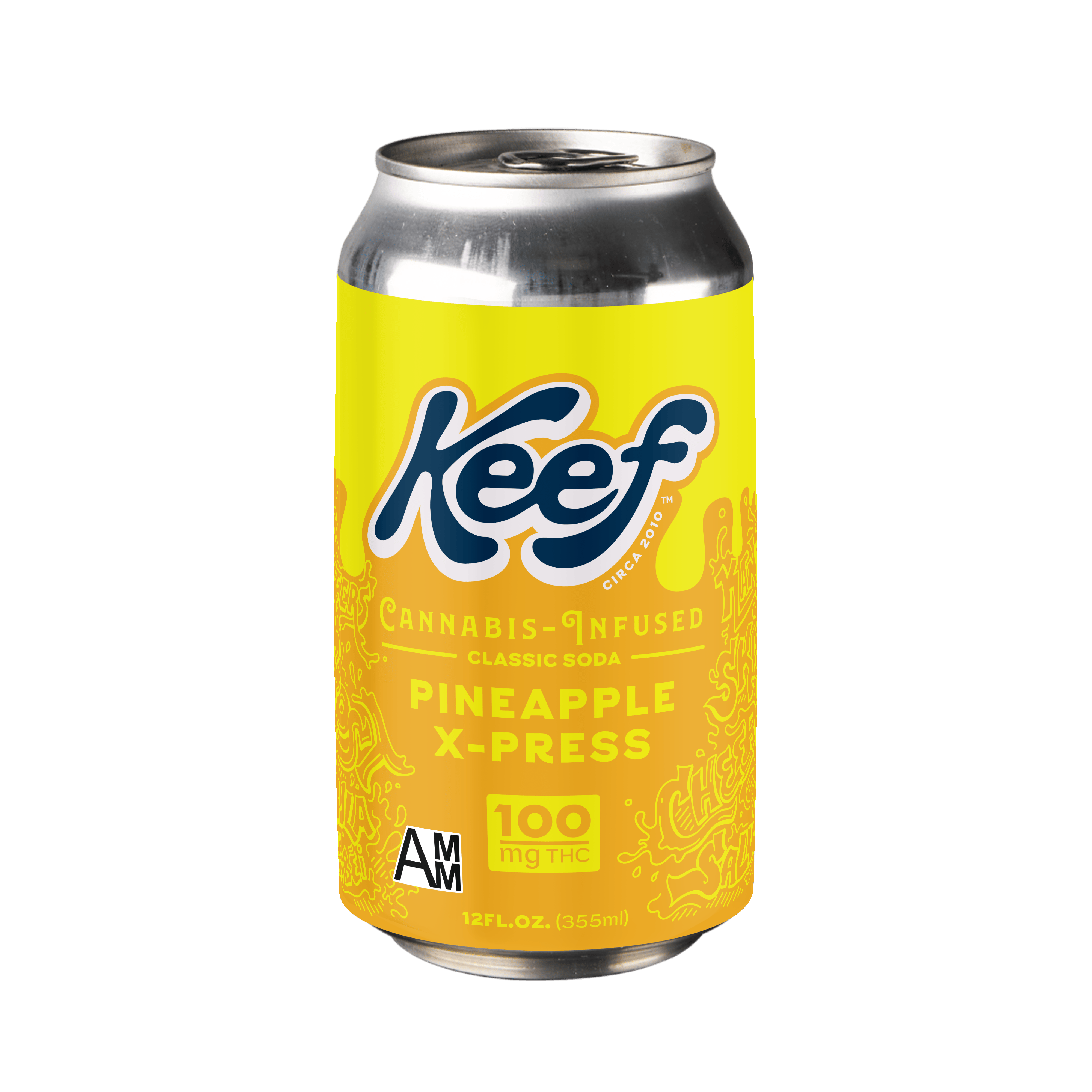 Keef: Cannabis Infused Soda | Pineapple Xpress | 100mg