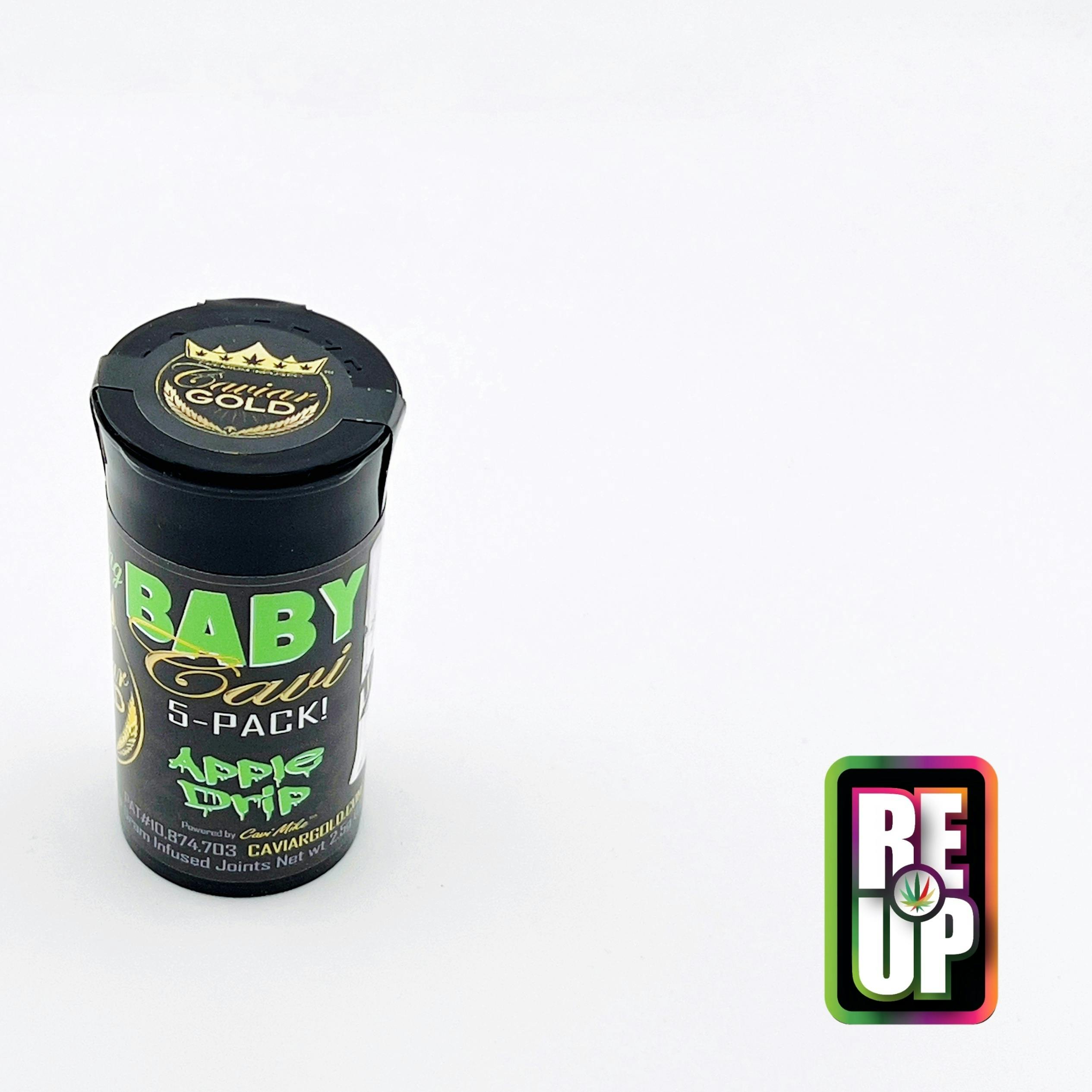 Baby Cavi | Infused Pre-roll | Apple Drip | 2.5g | 5pk