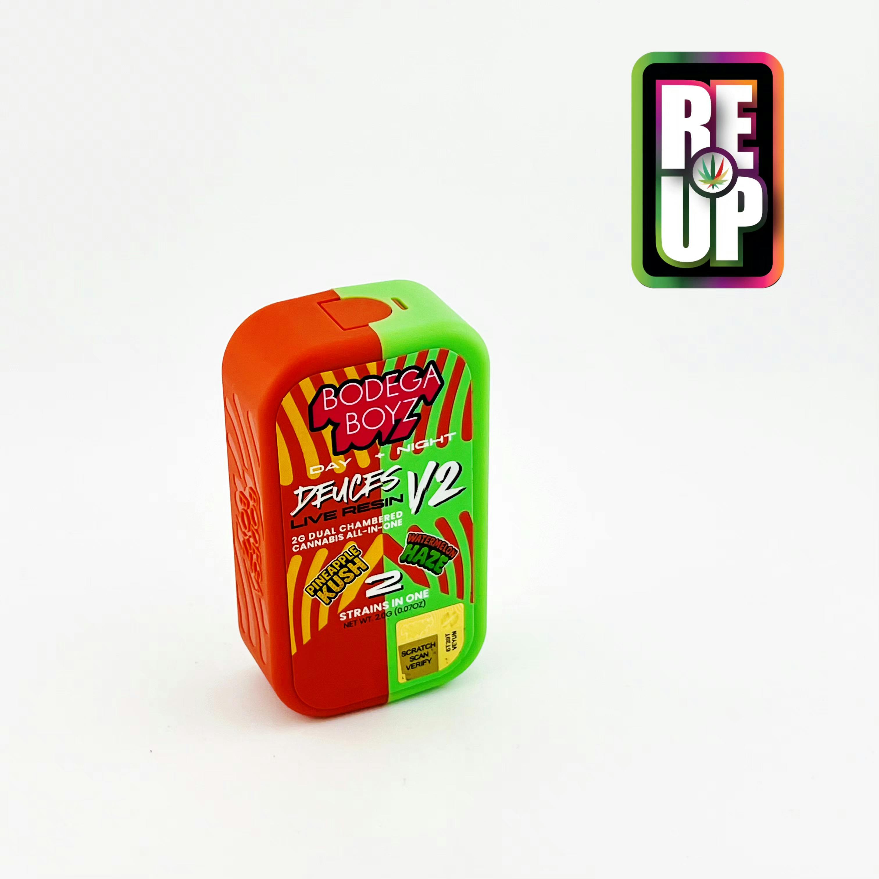 Bodega Boyz | Deuces | Pineapple Kush + Watermelon Haze | Disposable | 2g by Bodega Boyz