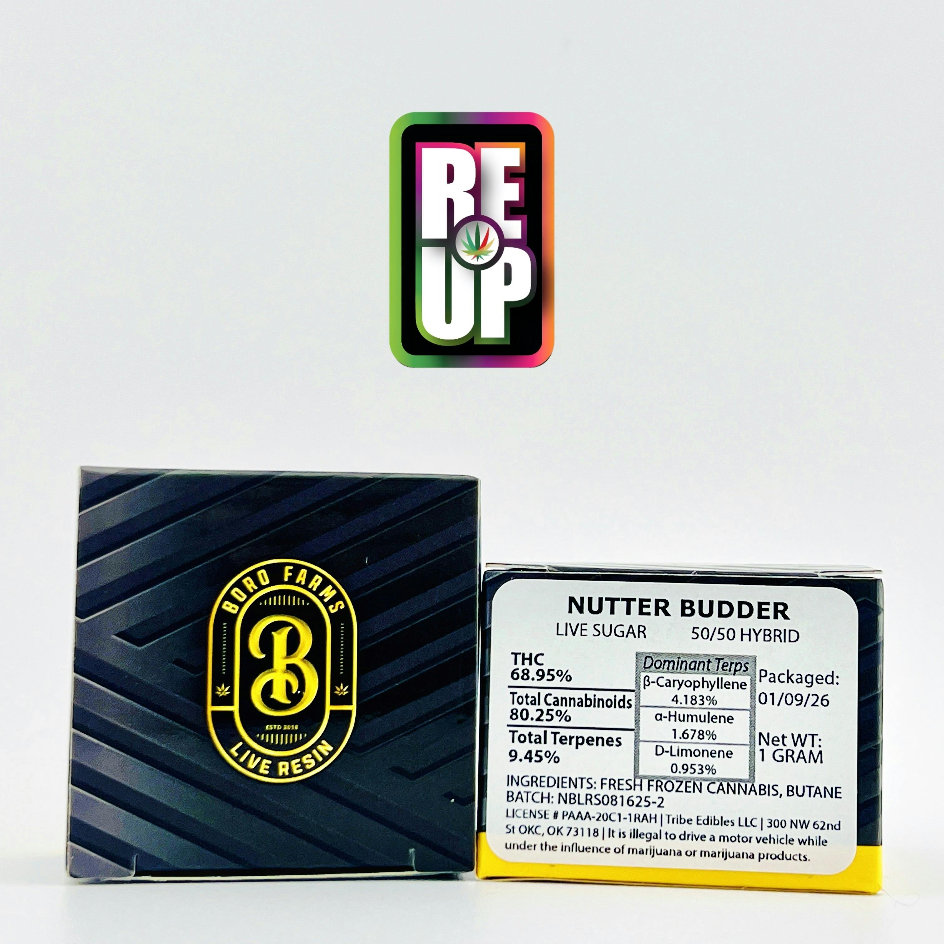 Nutter Budder | Live Resin Sugar | 1g