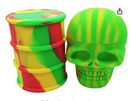 Assorted Silicone - Medium - Skull/Barrel/ETC.
