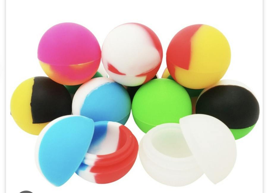 Silicone Jar/Balls - Small Assorted