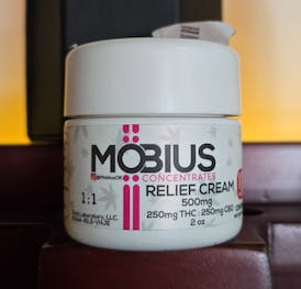 Mobius - Relief Cream - 1:1 (250MgTHC:250MgCBD) - 2oz