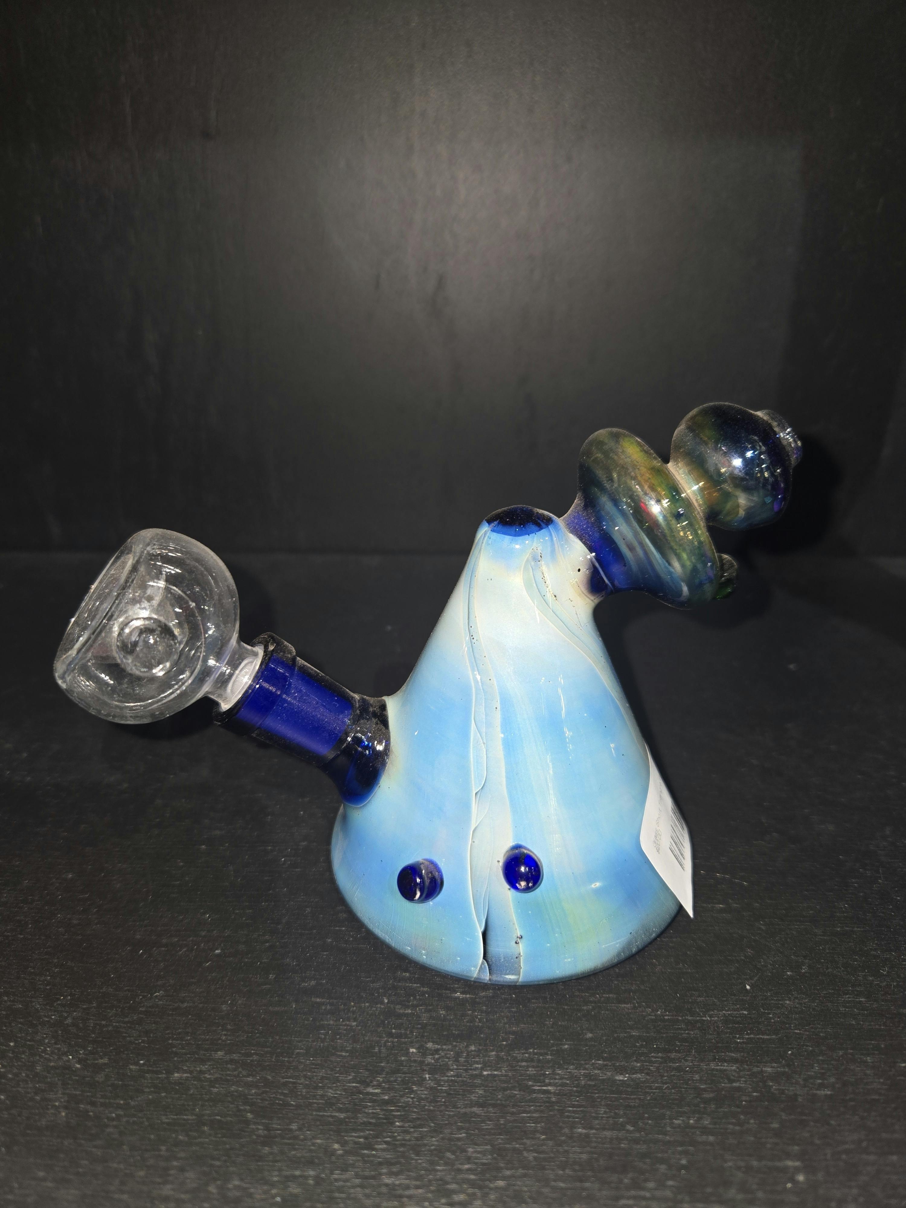 Glass Short Triangle Water Pipe