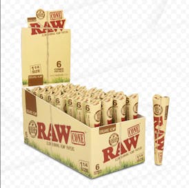 Raw- 1 1/4 - Organic Hemp 6pack