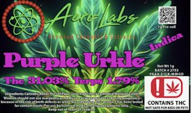 Aero Labs - 1g Preroll - Purple Urkle - Indica