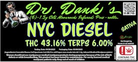 Aero Labs - Dr. Dank’s 6pk 1.5g Prerolls - NYC Diesel - Sativa