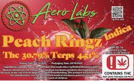 Aero Labs - 1g preroll 6pk - Peach Ringz - Indica