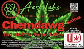 Aero Labs - 1g Full Flower Pre-Roll - Chemdawg - Sativa