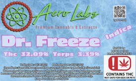 Aero Labs - 1g Full Flower Pre-Roll - Dr Freeze - Indica