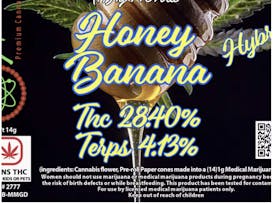 Aero Labs - 1g Full Flower Pre-Roll - Honey Banana - Hybrid