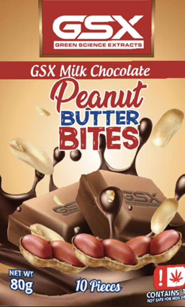 GSX - Peanut Butter Chocolate 250mg - 10 pieces