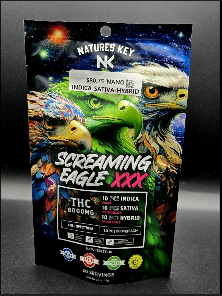 Nature's Key - 6000mg Nano Screamin Eagle Variety Pk