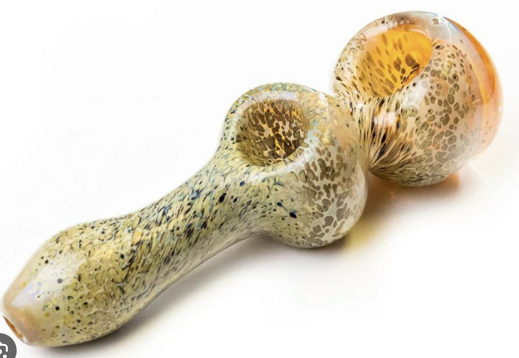 Double Bowl Glass Pipe
