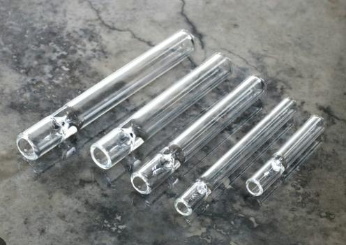 Glass One Hitter - Weed leaf Design