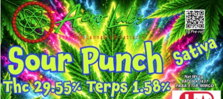 Aero Labs - 1g Full Flower -Sour Punch - Sativa