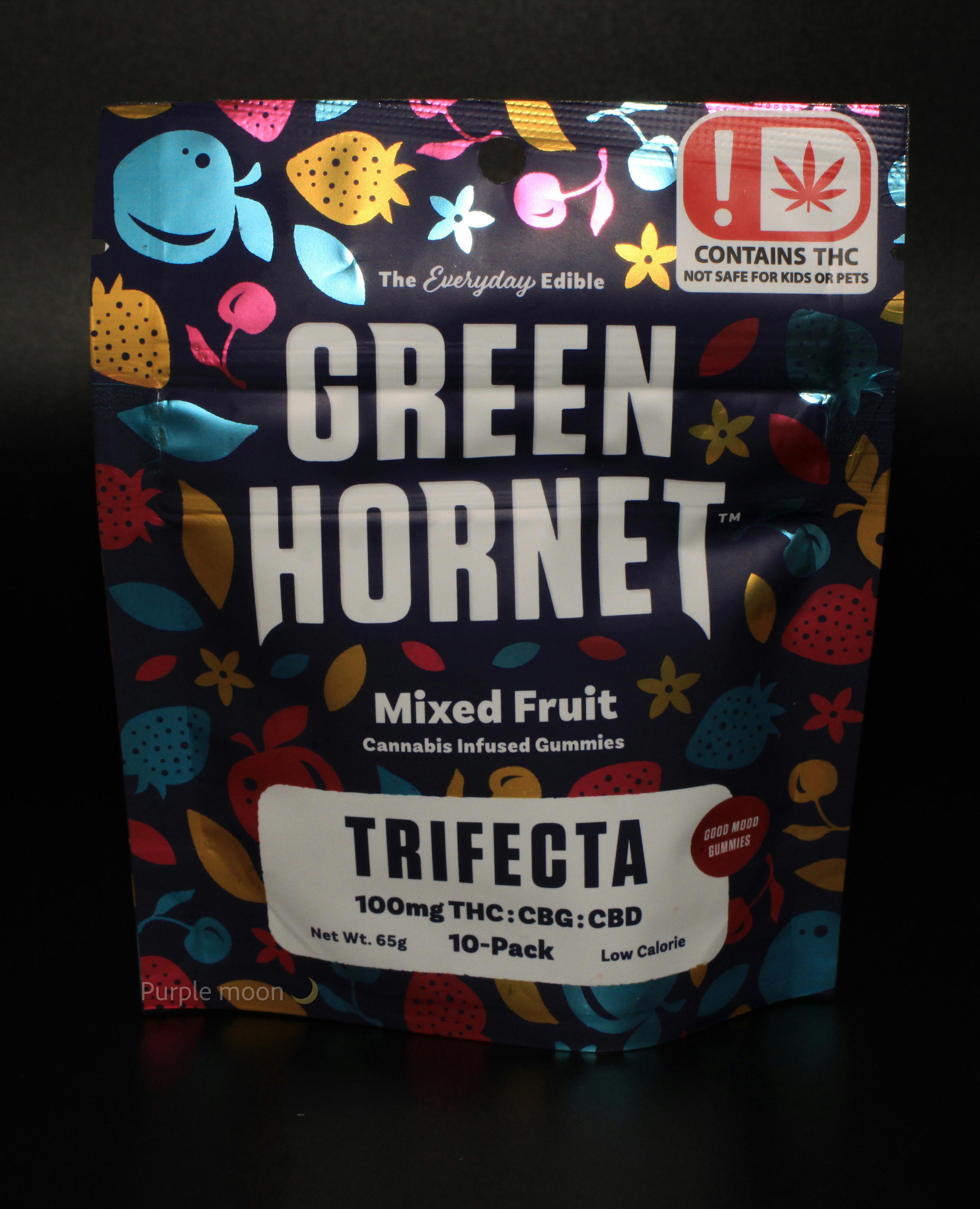 Green Hornet | Trifecta 100mg Gummies