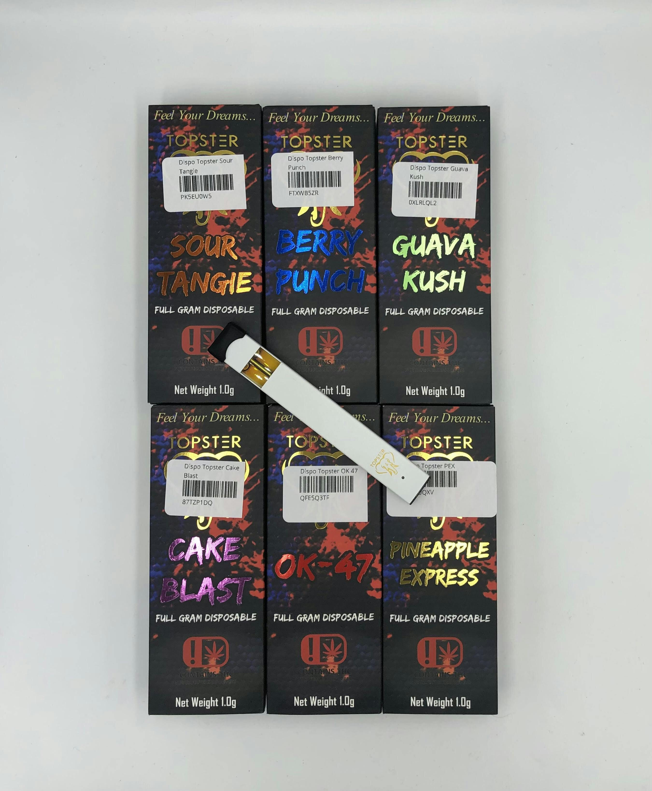 TOPSTER | 1g DISPOSABLE CART | OTD