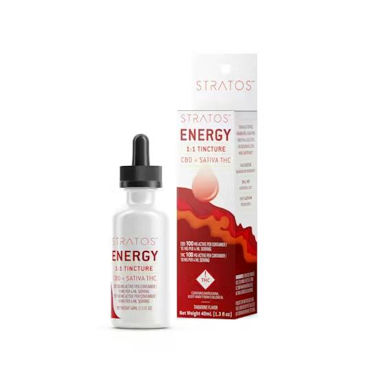Energy 1:1 Tincture - Tangerine Flavor