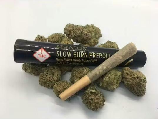 Slow Burn Full-spectrum Oil Infused Pre-roll Strain Specific