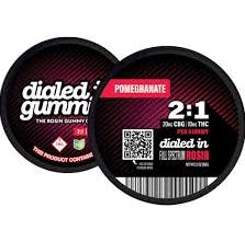 Dialed In | Gummies | Balance - CBG 2:1 - Pomegranate
