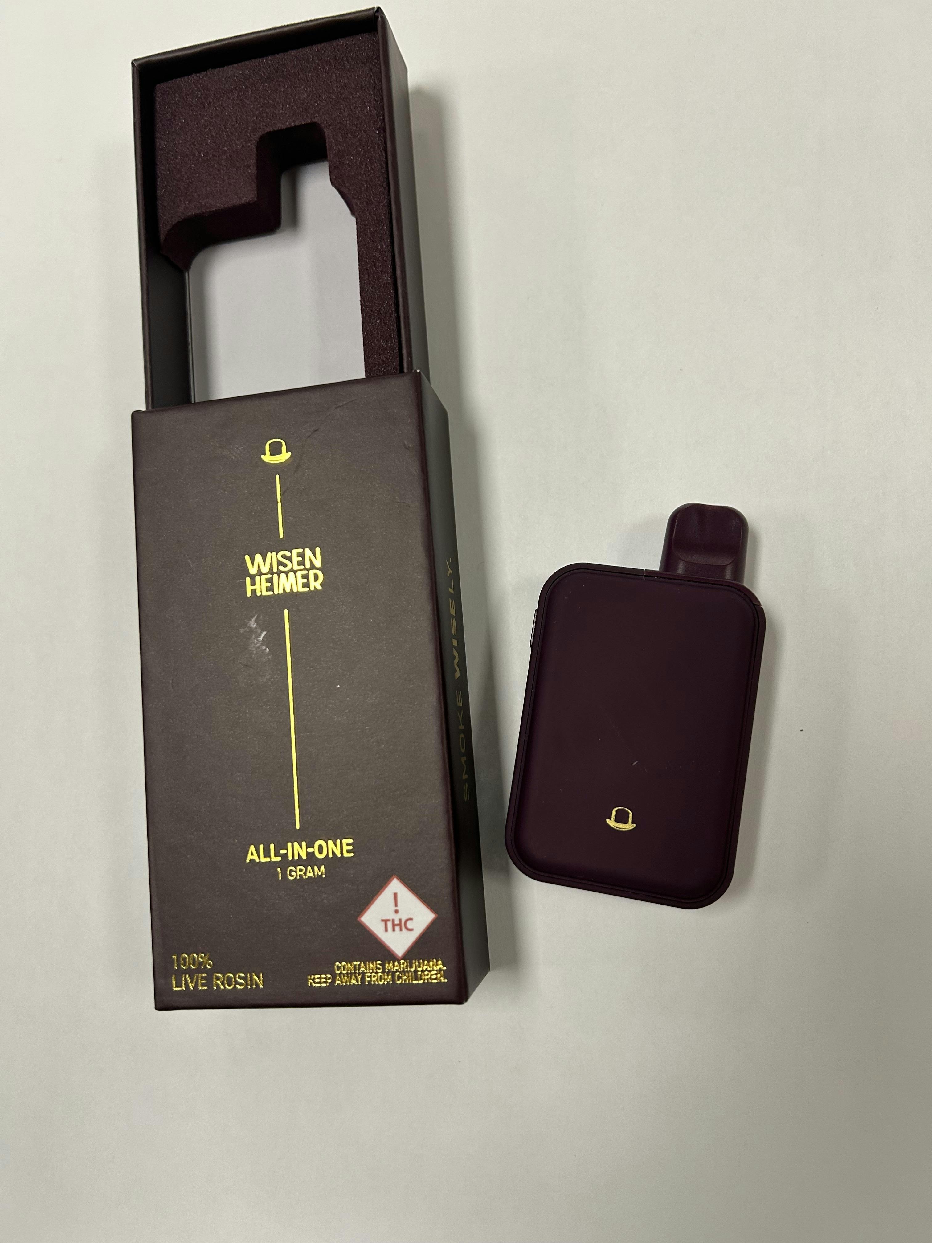 Wisenheimer Live Rosin 1g AIO