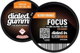 Dialed In | Gummies | Focus - 1:1:1 CBC:THCv:THC