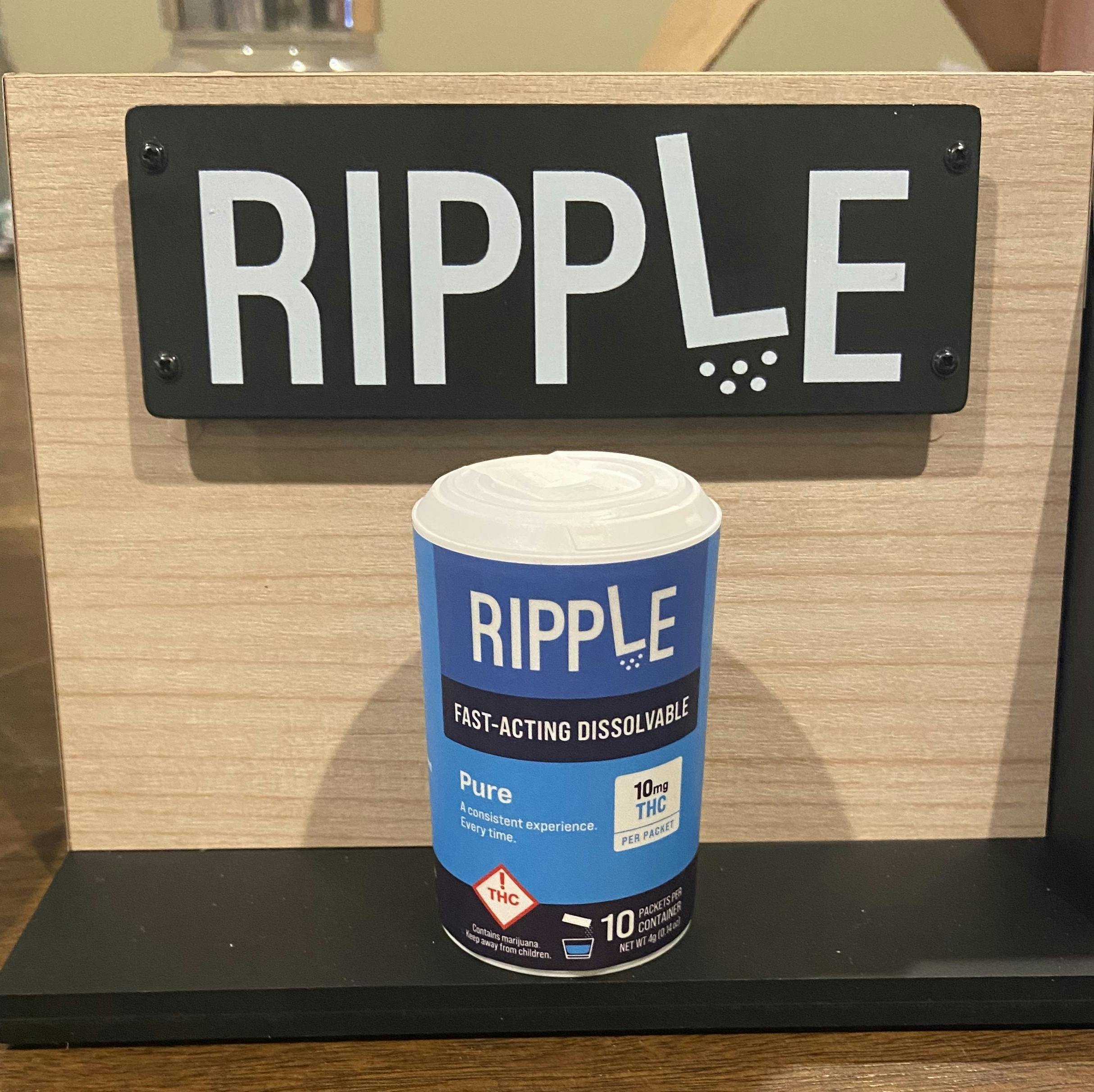 LIFESTYLE FOODS INC Ripple Pure 10mg THC $30 OTD