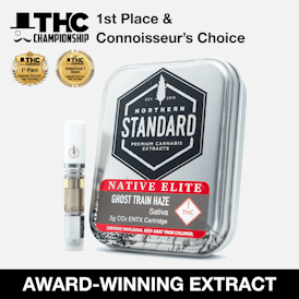 Northern Standard | Native Elite Series - Ghost Train Haze | 0.5g Cart | ONLY $40 OTD!