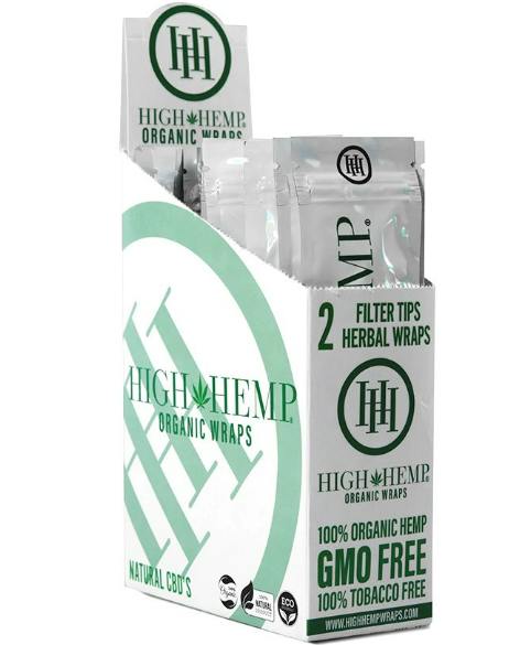 High Hemp - 100% Tobacco Free Wraps - 2pk - Original | Accessories at Hive - Adult Use (Recreational)