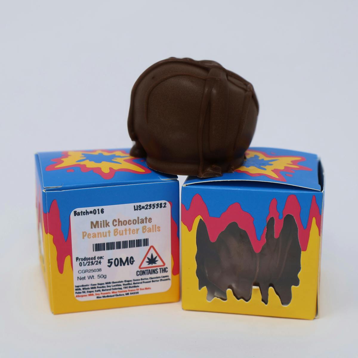 Headables Milk Chocolate Peanut Butter Ball 50mg cannabis product