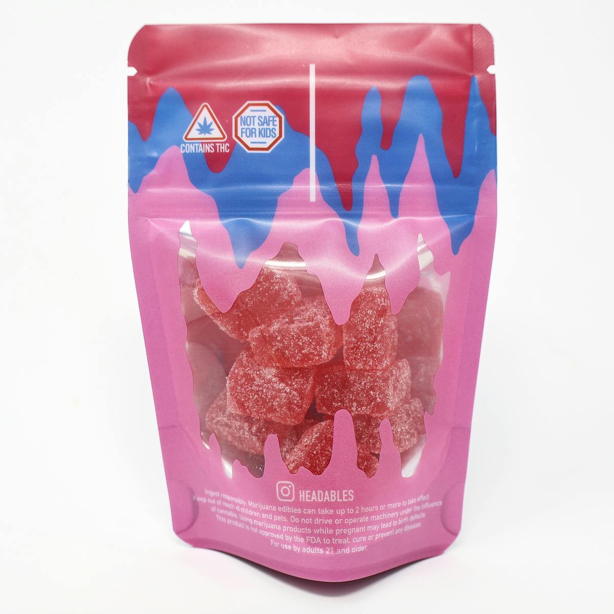 Headables Fruit Punch Hash Gummies 250mg