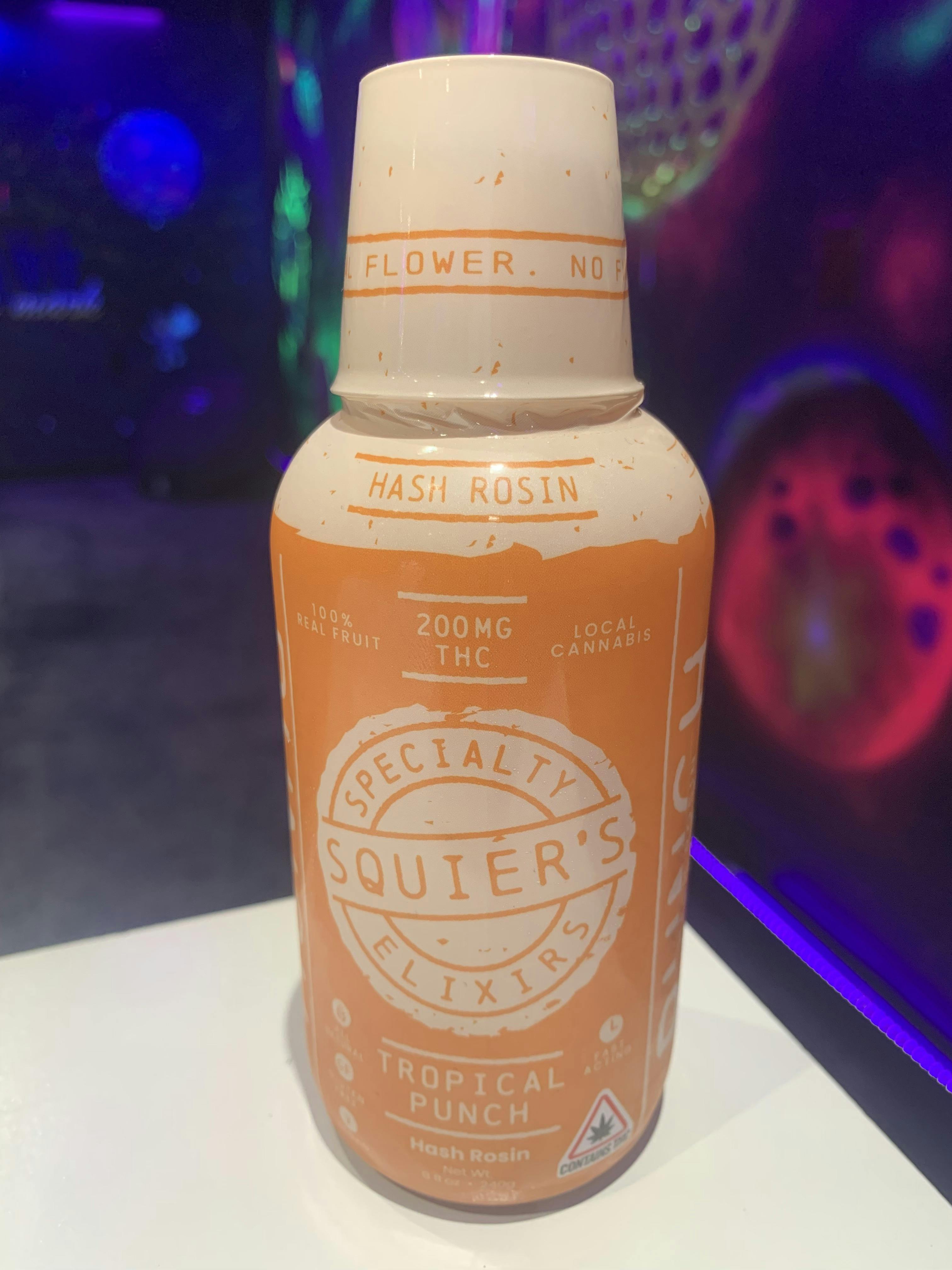 Tropical Punch - 200mg THC Hash Rosin - Ready-To-Drink by Squier's Specialty Edibles