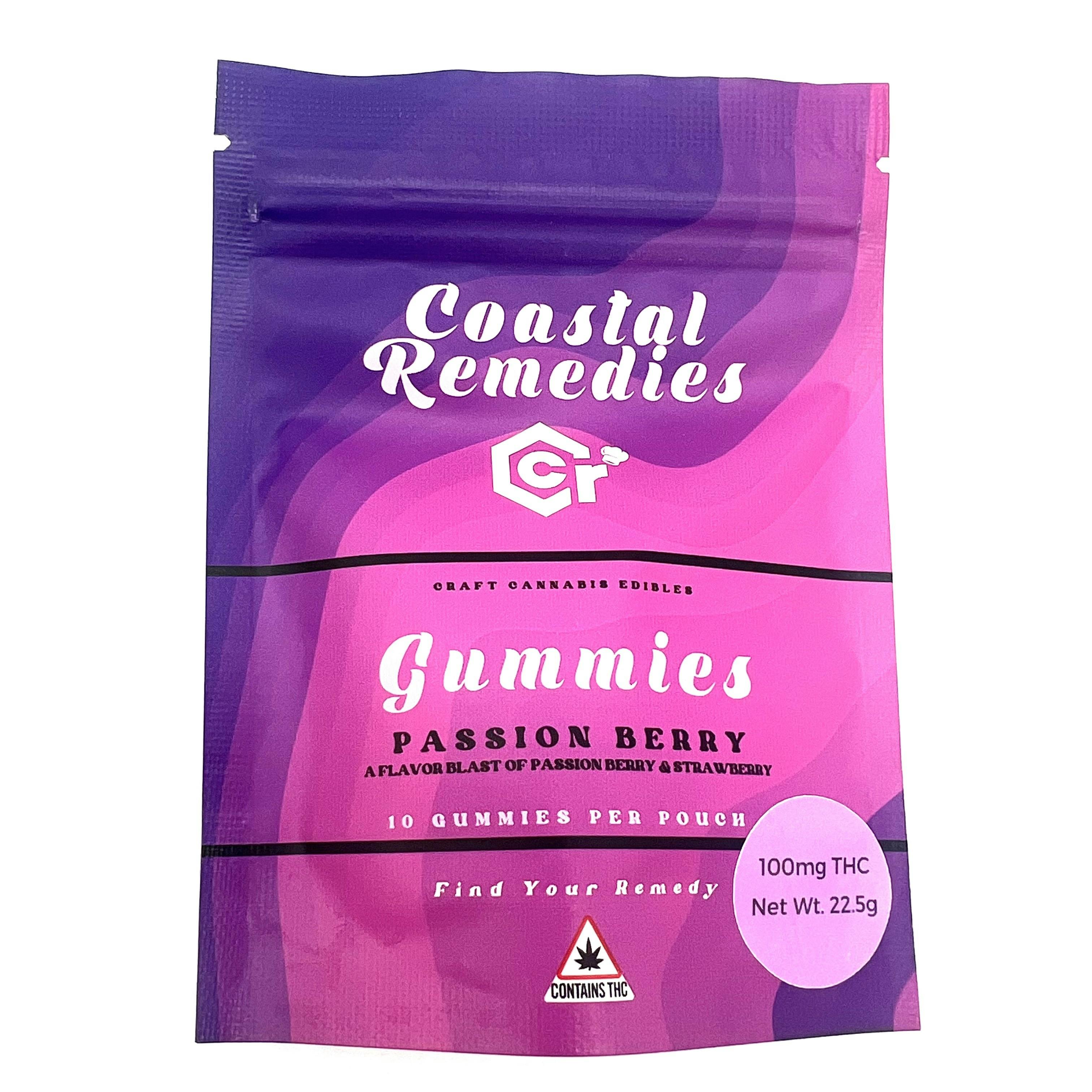 100mg Passion Berry Gummies | Coastal Remedies by Coastal Remedies