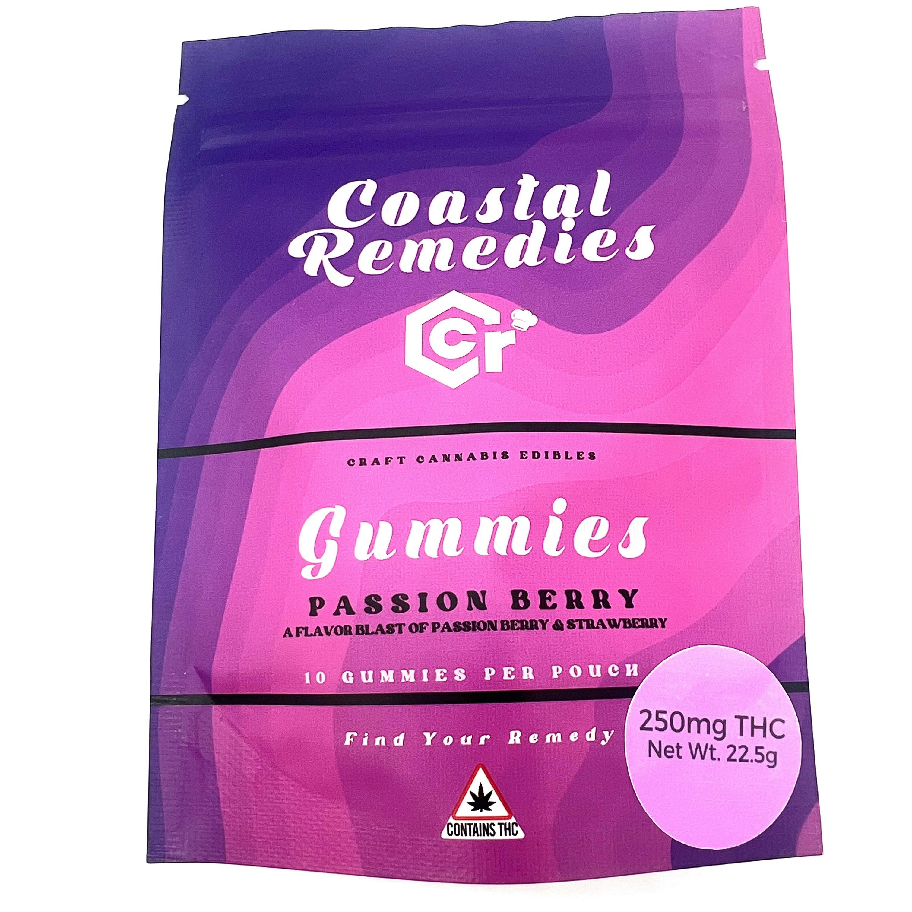 250mg Passion Berry Gummies | Coastal Remedies by Coastal Remedies