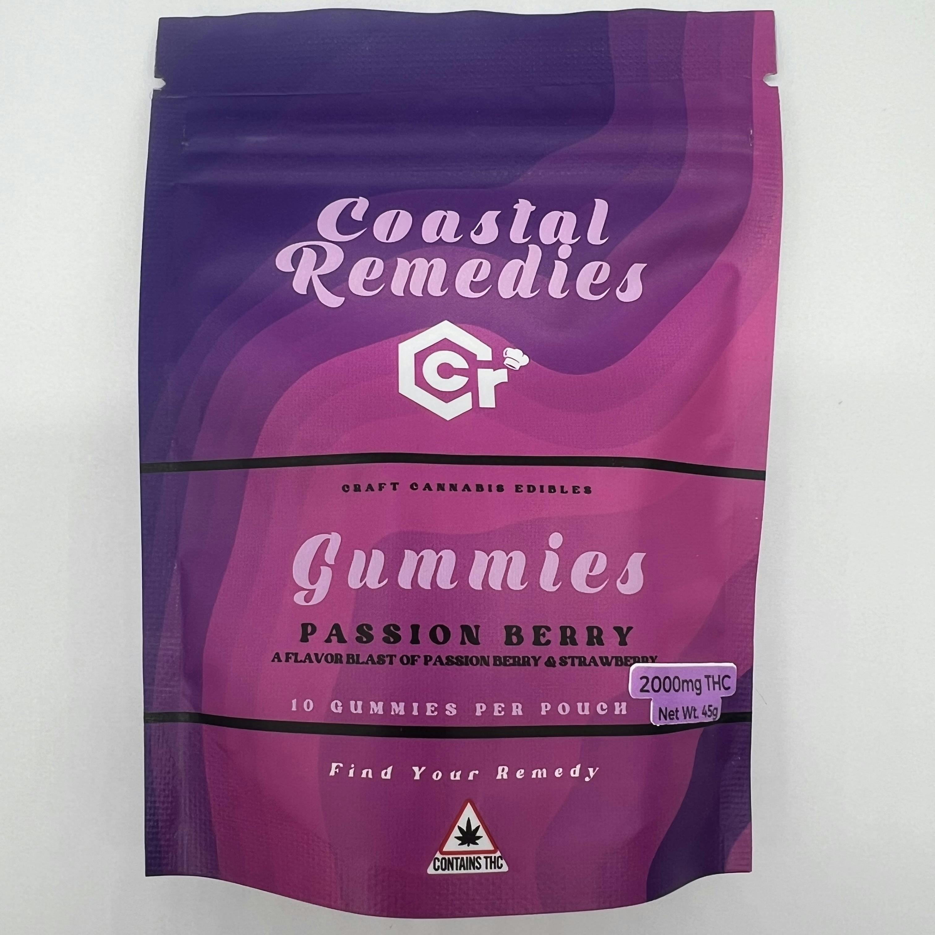2000mg Passion Berry Gummies | Coastal Remedies by Coastal Remedies