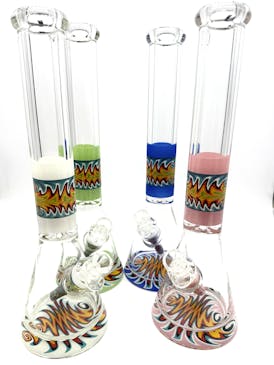 Tall Multi Colored Beaker