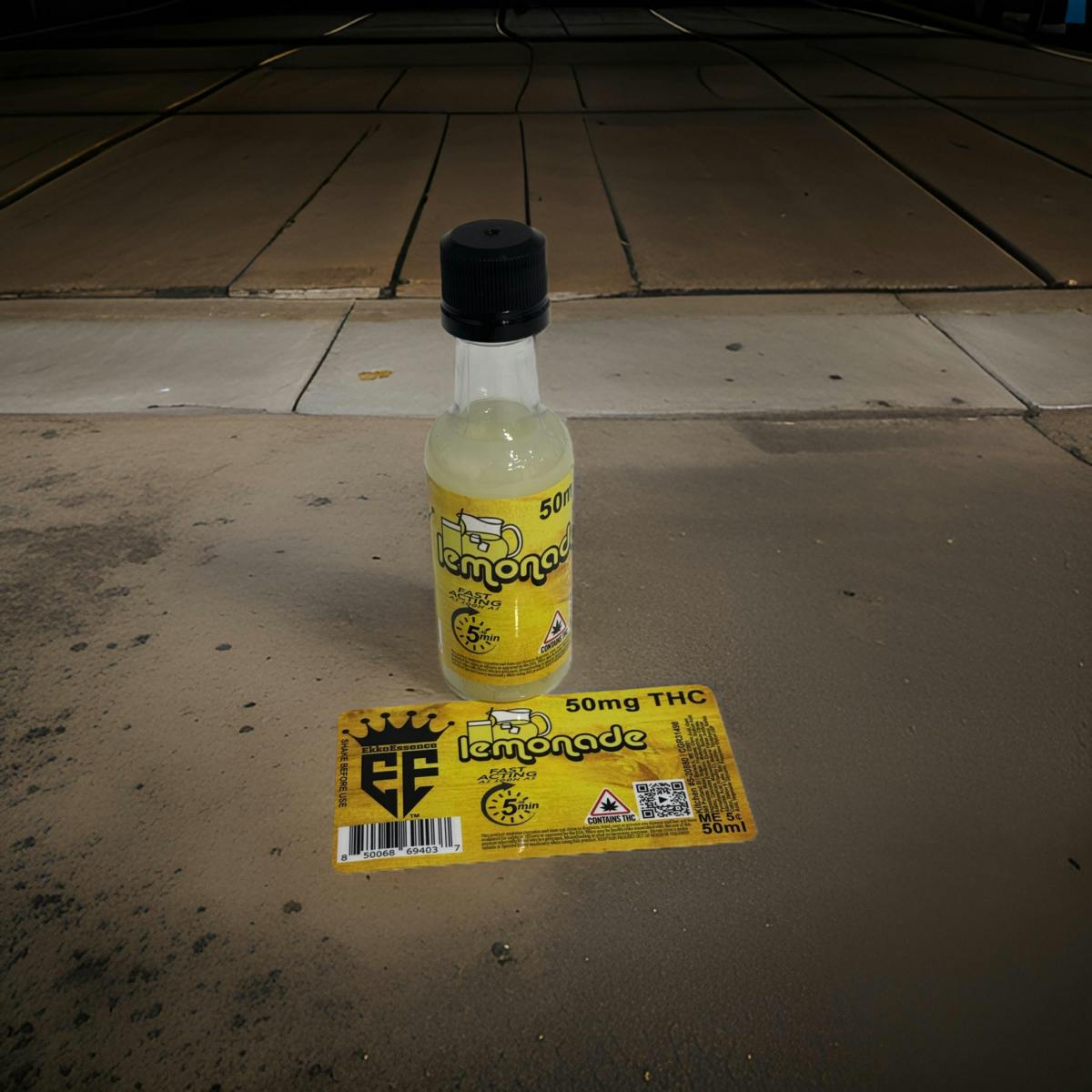 EkkoEssence | Lemonade Infused Shot | Non-carbonated | 50mg | 50mL