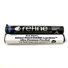 1 Gram Infused Red Runtz w/ Ice Cream Cake LOUD Pre-Roll