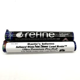 1 Gram Infused Dantes Inferno w/ Paint Thinner LOUD Pre-Roll