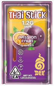 Dee Thai | Passion Fruit | Thai Stick Disposable Vape | 1.2g