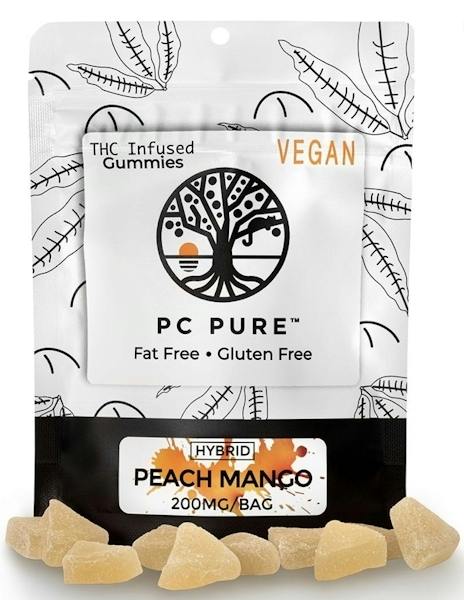 Monster Extracts | Peach Mango Hybrid Gummies- PC Pure