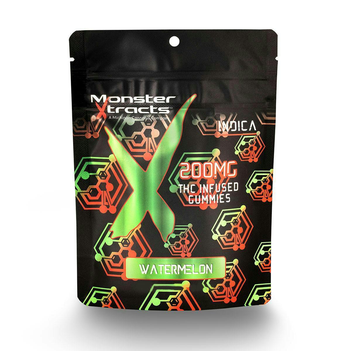 Watermelon 200mg THC Infused Gummies