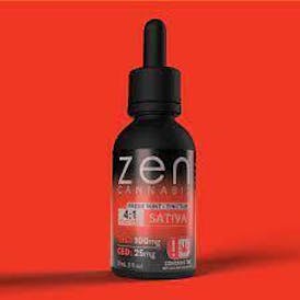 ZEN TINCTURE- “SATIVA” FRESH MINT 4:1