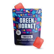 Green Hornet Mixed Fruit Trifecta 100MG 1:1:1 CBG/CBD/THC