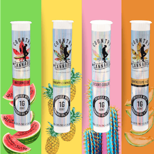 Country Cannabis - Infused Preroll - Blueberry Lemonade - 1gm - Hybrid