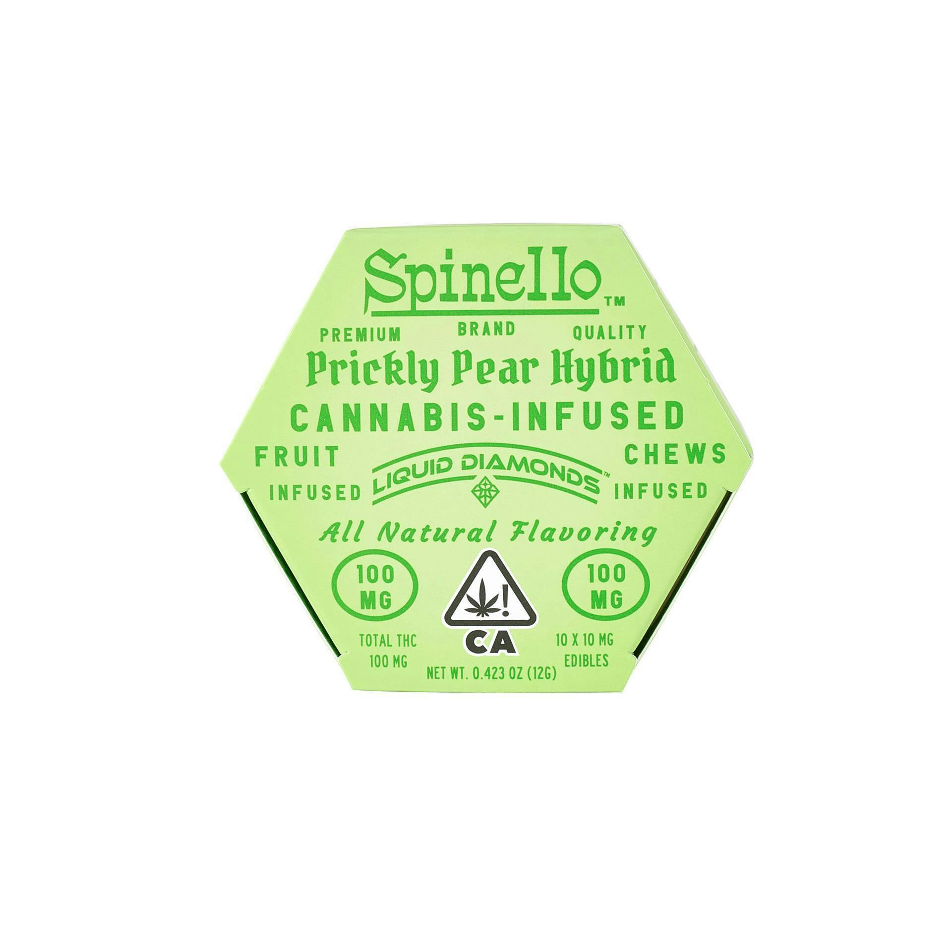 Prickly Pear Hybrid 100mg THC Liquid Diamonds - Spinello