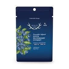WYLD - SOUR BLUEBERRY 100mg Single Sever